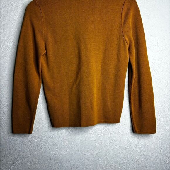 Vintage 70s pullover sweater women’s size small yellow - Picture 2 of 5